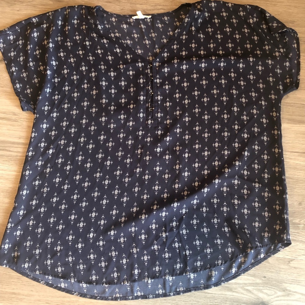 Navy blouse from Maurices